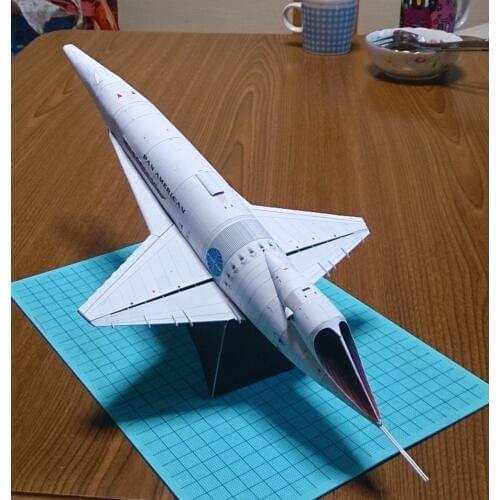 47cm Orion III Spaceship Space Shuttle DIY 3D Paper Card Model Building Sets Construction Toys Educational Toys Military Model