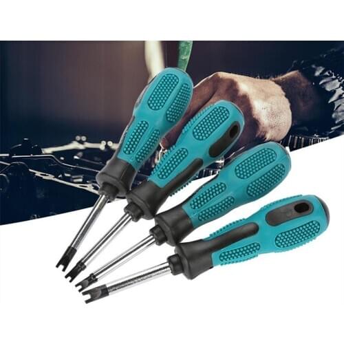 4PCS/Set Screwdriver Set Screwdriver Bits U Fork Type Slotted Screw Driver Repair Hand Tool Kit
