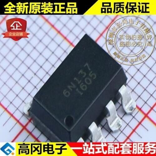 5pieces 6N137SMT/R 6N137 SOP8 ISOCOM