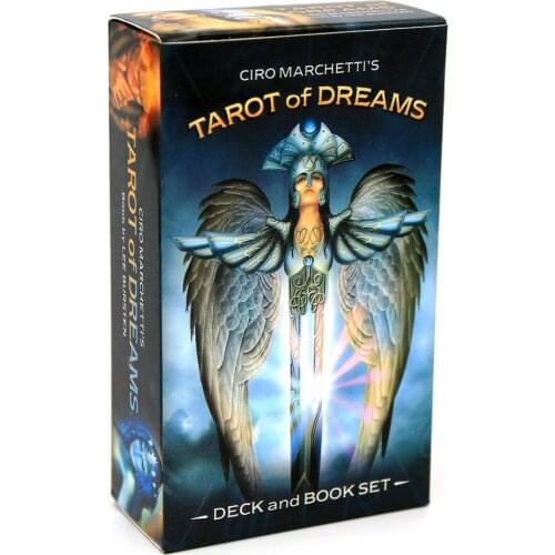 78pcs Tarot Dreams English Knight Of Coins Tarot Cards Board Game Fortune Telling Ciro Marchetti Divination With PDF Guidebook