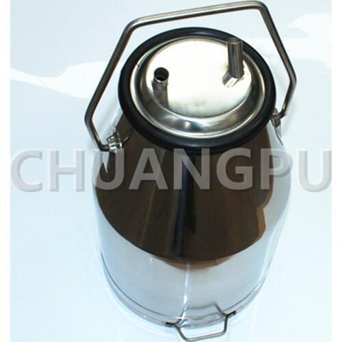Stainless Steel304 Milk Can, Cow Milking Machine Dedicated 25Liter Milk Bucket