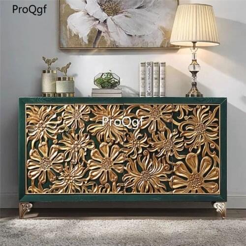 Prodgf 1Pcs A Set four door Pretty Corner Console Table