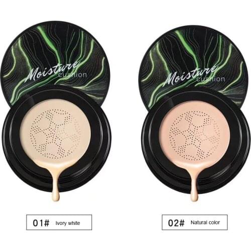 HOT Mushroom Head Make Up Air Cushion Moisturizing Foundation Air-permeable Natural Brightening Makeup BB Cream TSLM1