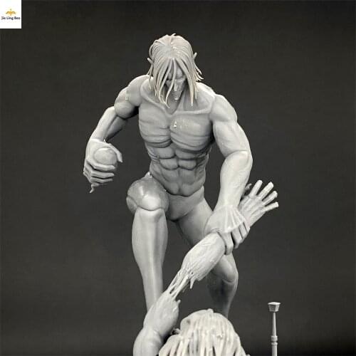 1/12 Scale Model Attack On Titan Resin Figure Model Kit Eren Yeager Titan Modelling Assembly Unpainted Kits Diy Toys Hobby Tools