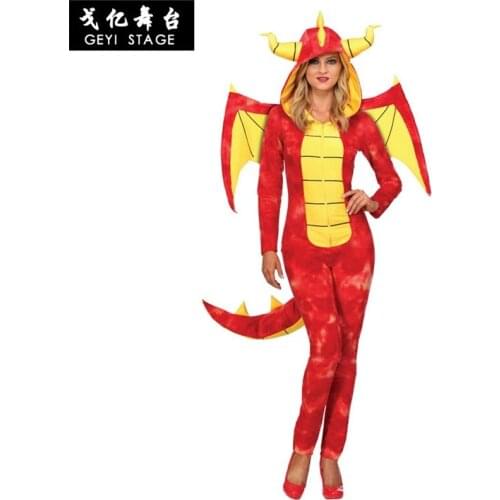 New Superior quality Dazzling Dragon Knight Dress Halloween Party Cosplay Costume Onesies Adults Animal Pajamas Clothing