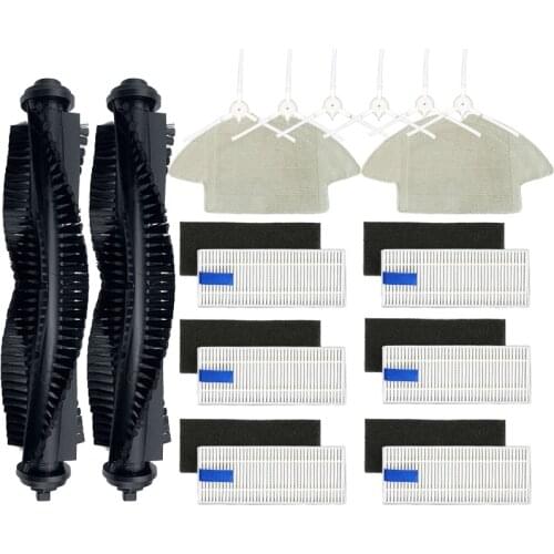 Main Brush Roll Brush Side Brush Mop Cloth HEPA filter for Qihoo 360 S6 Robotic Vacuum Cleaner Spare Parts Accessories
