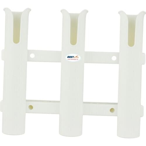 3 Link Rod Rack Triple 3 Rod Holder Tube Rest Mount Bracket For Boat Fishing