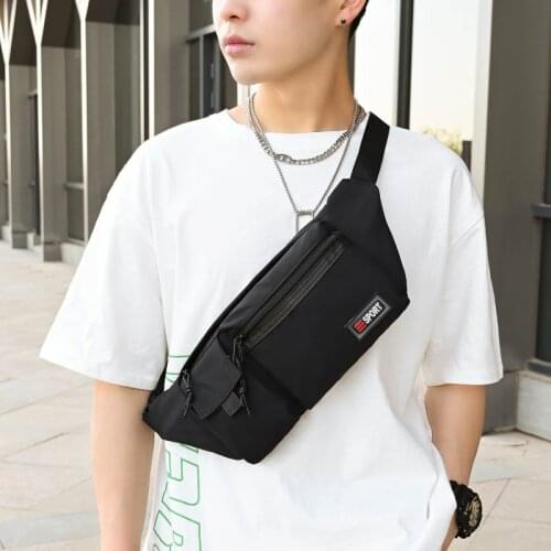 Casual Waterproof Women Waist Pack 2021 New Chest Bag Nylon Sports Running Belt Phone Pouch Unisex Hip Fanny Pack Crossbody Bags