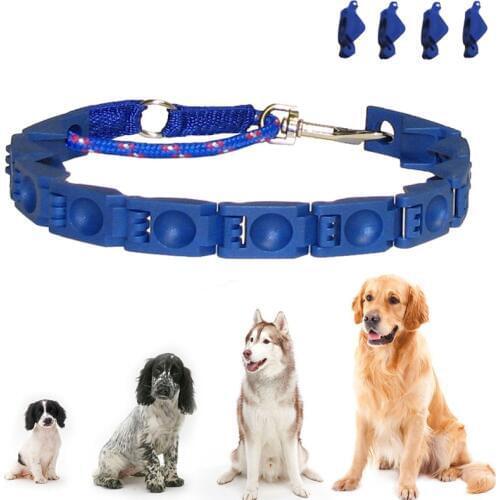Drop Shipping Pets Dogs Command Collar Adjustable Anti-Bark Dog Training Collar Neck Ring for Good Obedience No Shock Electric