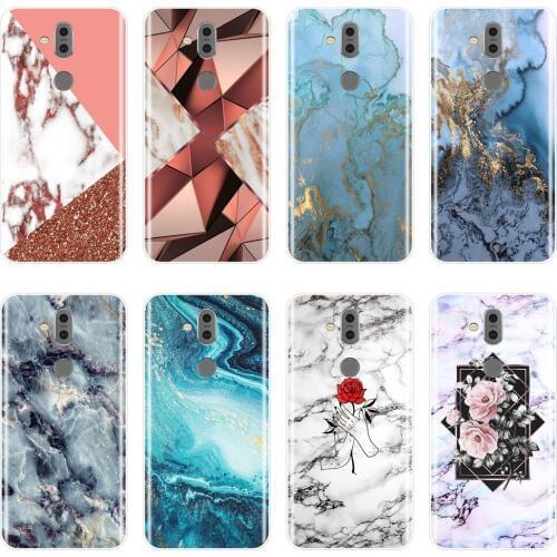 Luxury Marble Aesthetic Men Soft Back Cover For Nokia 7.1 6.1 5.1 3.1 2.1 Phone Case Silicone For Nokia 2.1 3.1 5.1 6.1 7.1 Plus