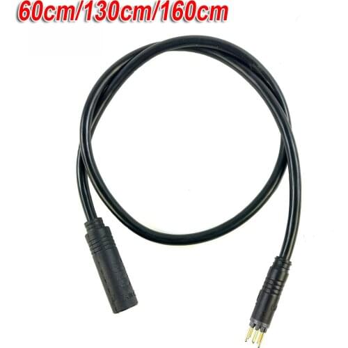 60/130/160cm 9Pin E-Bike Bicycle Female To Male Connector Motor Extension Cable Motor Cables For Change Bike To E-bike Accessory
