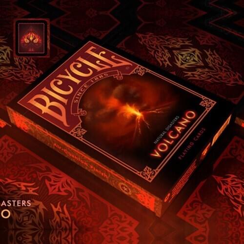 Bicycle Natural Disasters Volcano Playing Cards Collectable Poker USPCC Limited Edition Deck Magic Cards Magic Tricks Props