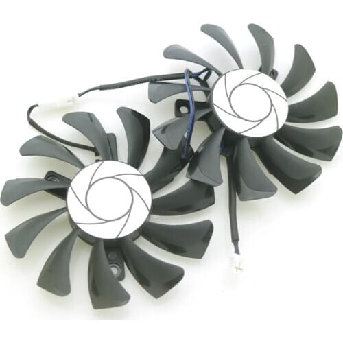 HA8010H12F-Z 12V 0.50A 75mm 2Pin For MSI GTX 1050ti 1050 GTX 1650 Graphics Card Cooling Fan