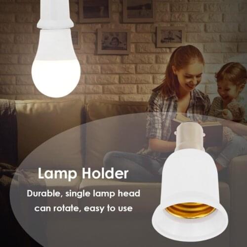 Rotary B15 to E27 Lamp Holder Adjustable LED Light Bulb Socket Base Adapter