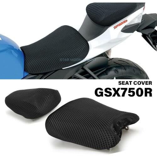 Motorcycle Protecting Cushion Seat Cover Fit For Suzuki GSX750R GSX 750 R GSXR750 GSXR 750 Fabric Saddle Seat Cover Accessories