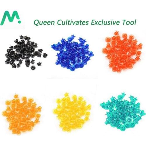 120Pcs Beekeeping Queen Cell Cultivates Exclusive Tools Queen Cell Cup Rearing System Beekeeper Cultivating Breeding Bee Cages