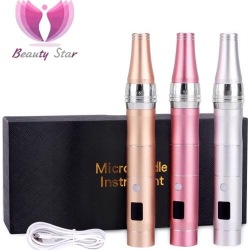 Wireless Electric 5 Levels Derma Pen with Led Display Microblading Therapy Dr Pen Skin Care Mesotherapy Tattoo Machine