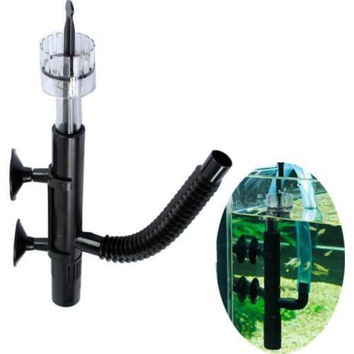 Aquarium Surface Protein Skimmer Filter Inlet Remove Oil For Marine Freshwater Fish Tank Used With Internal Or External Filter