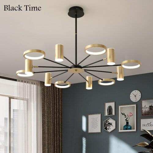 Top Selling LED Chandelier Lights For Living Room Bedroom Dining Room Kitchen Suspension Hanging Ceiling Decor Lighting Fixtures