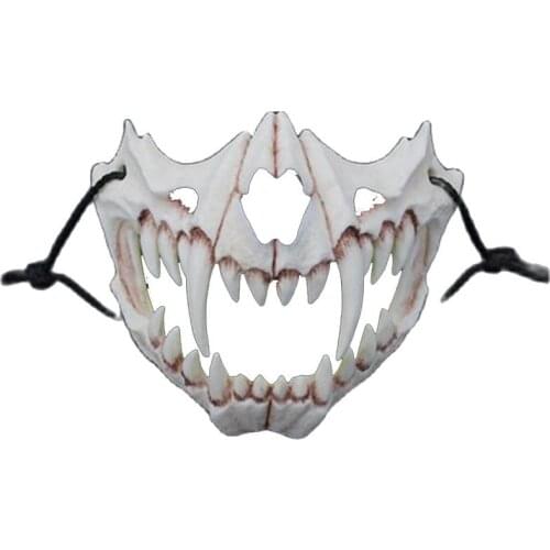 Multiple gauze masks New Japanese writers Two-time dress up COS Dragon God Tiger Nightshaderesin mask Various styles Play