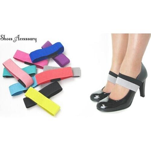 Fashion Convenient Solid Color Elastic Shoe Band Shoe Accessory For High Heel Shoe Hot Sale Price