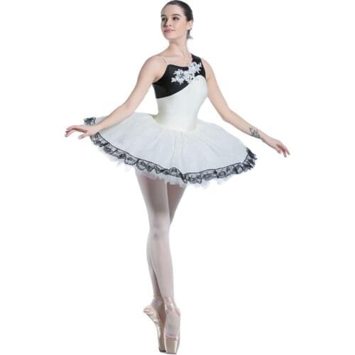 19503 New Ballet Dance Costumes Tutu Ivory Color Dance Costumes Ballet Tutu Stage Performance Dancewear Ballet Wear