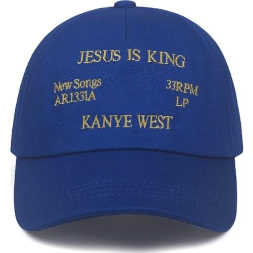 New Kanye West Jesus Is King Album Baseball Caps Embroidery Dad Hat Unisex Women Man Hats Latest album Snapback caps