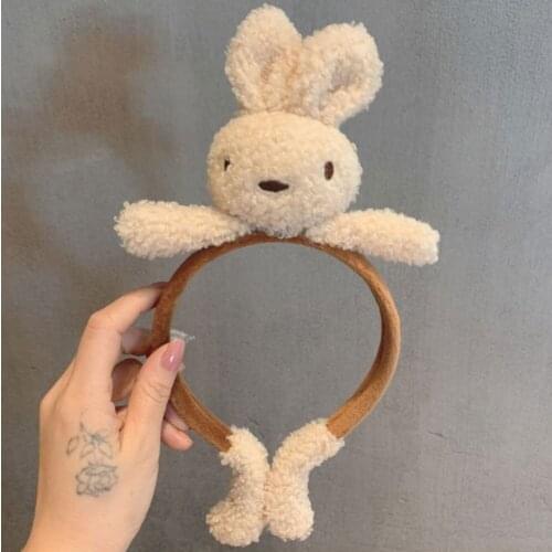 Cute Bear/Rabbit Headband Women Girls Sweet Hair Bands Fashion Hair Hoop Princess Headwear Kids Ladies Fine Hair Accessories