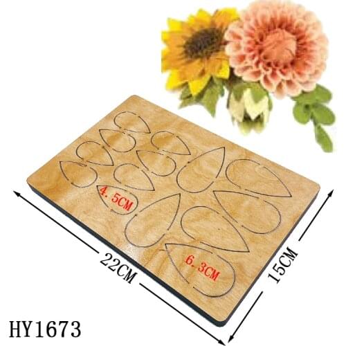 Flowers Cutting Dies HY1673 Wooden Dies Suitable for Common Die Cutting Machines on the Market