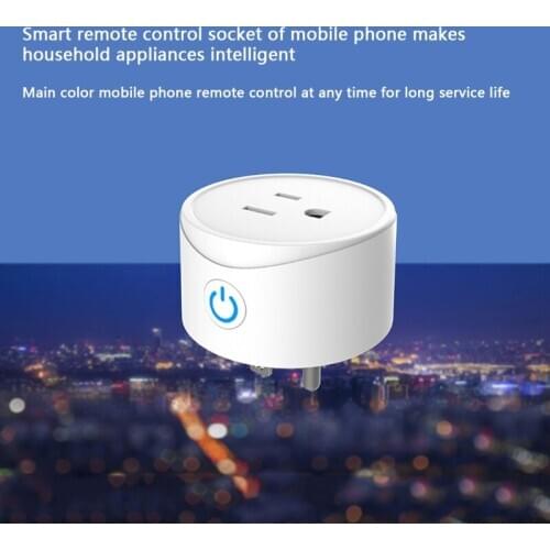 Mini US Wifi Plug Outlet Wireless Remote Voice Control Smart Home Socket Switch Y3NC