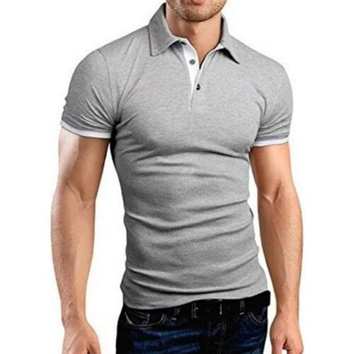 Summer Polo Shirt Men Short Sleeve Oversized Loose Casual Turn Down Collar Short Sleeve Mens Shirt Slim Fit Tops Polo Homme