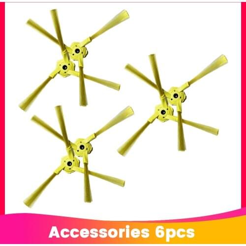 3 pair sidebrush household cleaning VR6270LVM VR65710 VR6260LVM VR series for LG Hom Bot Robot Vacuum Cleaners