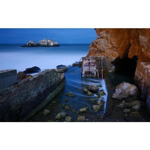 Beach Coastline Art Film Print Silk Poster Home Wall Decor 24x36inch