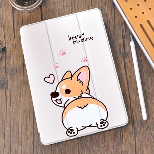 Corgi Dog Cute Case For iPad 10.2 7th 8th Generation Case iPad Mini 5 Silicone Cover For iPad Pro 11 12.9 Case 2020 Air 4 Funda