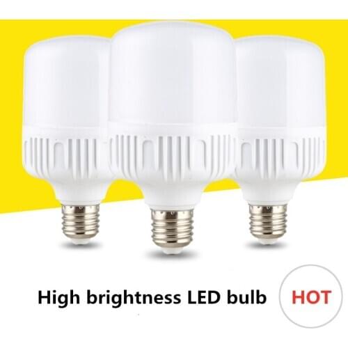 High Power LED Bulb E27 B22 220V Led Lamp 80W 20W 30W 50W Ampoule Bombillas Led Lights for Home Lighting Table Lamps Cold White