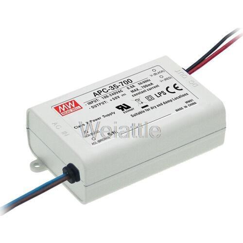 MEAN WELL original APC-35-700 50V 700mA meanwell APC-35 50V 35W Single Output LED Switching Power Supply
