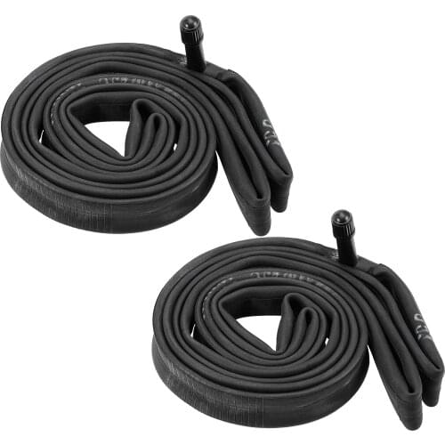 Uxcell 2pcs 700x18-25C Bike Inner Tube Bicycle Tire Tyre America French Type Valve 34mm Bicycle Parts Cycling Accessories