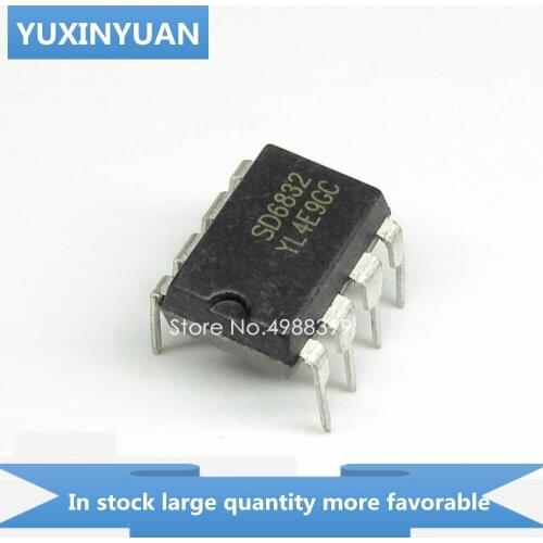 YUXINYUAN 5PCS/LOT SD6832 SD 6832 D6832 DIP8 in stock in stock