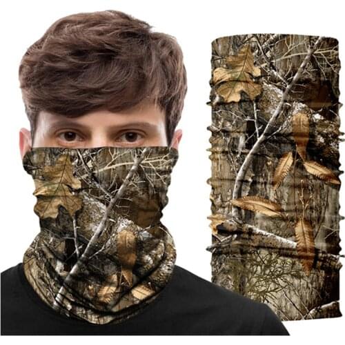 Multicam Hunting Tactical Magic Bandana Camouflage Neck Gaiter Tube Buff Shemagh Hiking Scarfs Realtree Multifunctional Headwear