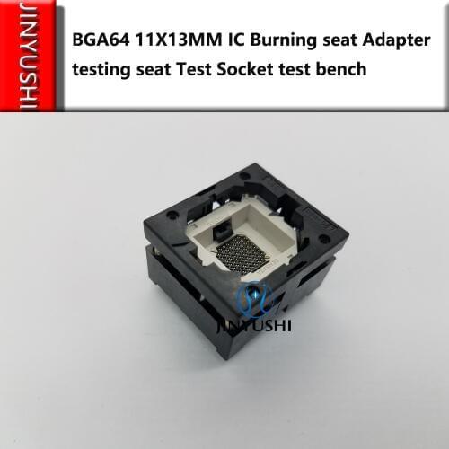 Opentop 100%New&Original BGA64 11*13MM IC Burning seat Adapter testing seat Test Socket test bench in stock free ship