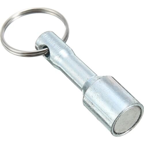 12mm Magnetic Locket Keychains Hanging Strong Keychain Split Ring Pocket Keyring for Metal Recyclers Brokers Collectors