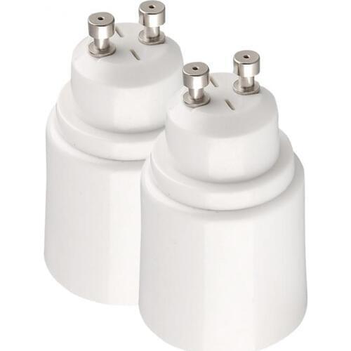 1x Converter GU10 to E27 Adapter Conversion Socket High Quality Material Fireproof Socket Adapter Lamp Holder