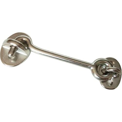 Anti-rust Stainless Steel Cabin Hook and Eye Latch Lock Shed Door Hardware Catch Holder