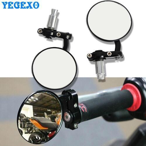 Motorcycle Handle Bar End Rearview Side Mirrors For aprilia rsv4 tuono v4 sr 50 pegaso 650 sxv shiver 750 rs50 rs 50 rsv
