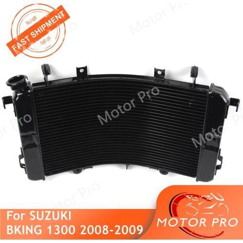 For Suzuki B-KING 1300 08-09 Motorbike Radiator Aluminum Engine Water Cooling Cooler BKING1300 BKING B KING 2008-2009 Black