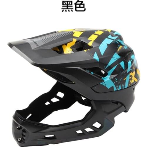 GUB FF childrens riding balance car full helmet bicycle roller skating helmet to protect chin sliding car helmet