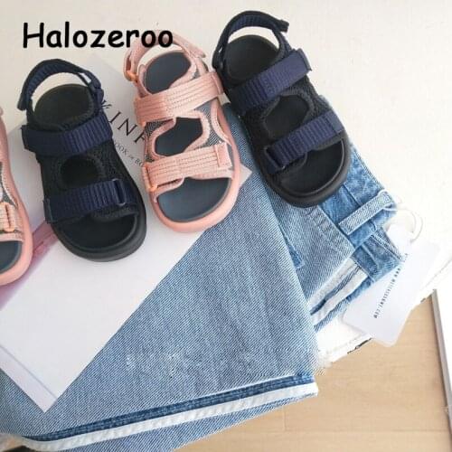Summer Kids Beach Sandals Children Brand Pink Shoes Baby Girls Casual Sandals Soft Sport Shoes Boys Fashion Sandals New 2021