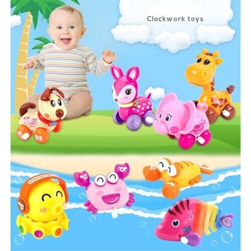 Cute Cartoon Animal Wind Up Toys Clockwork Classic Toy Newborn Baby Toy BM88