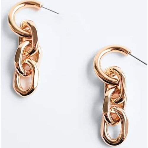 Fashion Statement Earring 2021 Geometric Round Earrings For Women Hanging Dangle Drop Earing Modern Female Jewelry Brincos