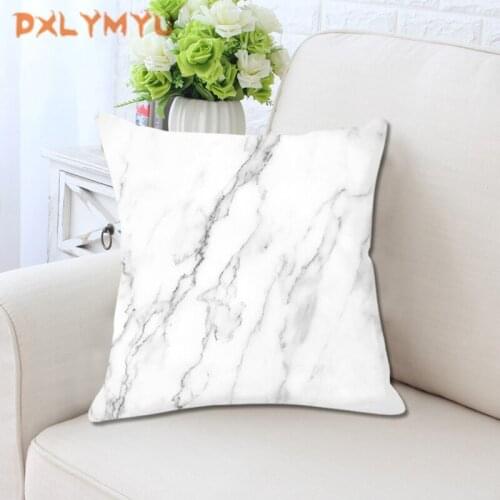 Marble Geometric Decorative Pillowcase Soft Plush Polyester Cushion Cover Throw Pillow Sofa Decoration Pillow cover